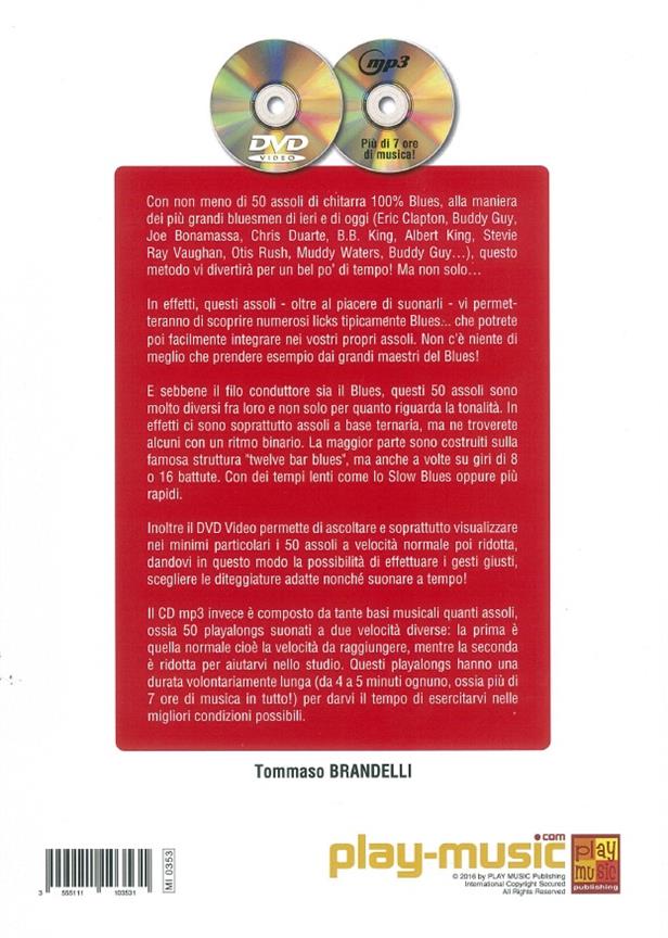 Tommaso Brandelli: 50 Assoli Blues Per Chitarra