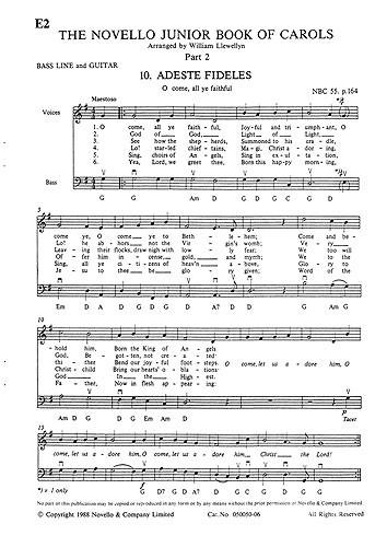 The Novello Junior Book Of Carols Teacher's Book 2