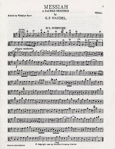 Messiah (Viola Part)