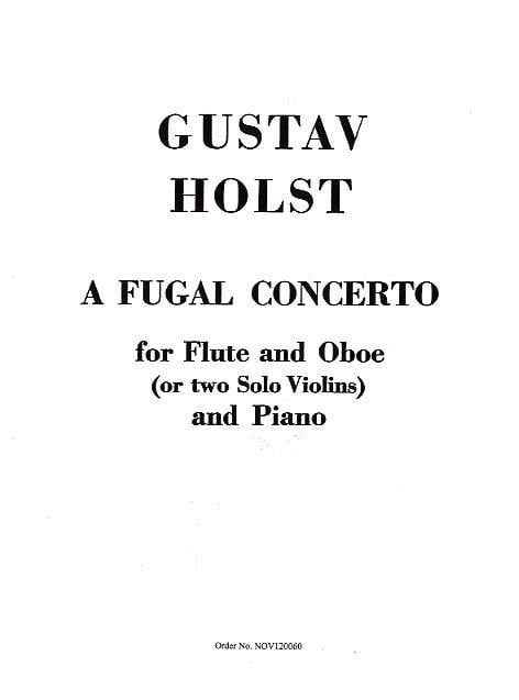 Fugal Concerto Op.40 No.2 (Flute Oboe and Piano)