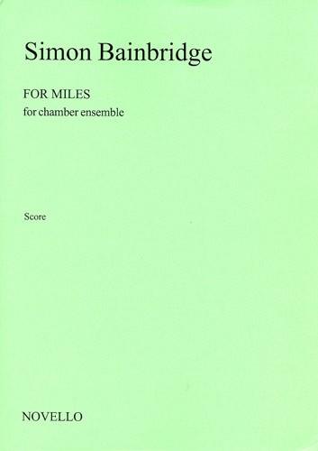For Miles (For Chamber Ensemble)