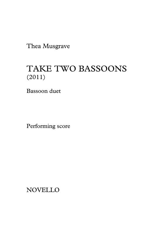 Take Two Bassoons (Bassoon Duet)