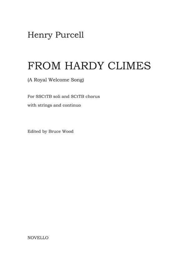 From Hardy Climes (A Royal Welcome Song)