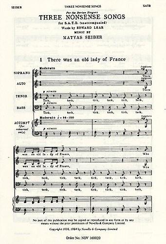 Three Nonsense Songs