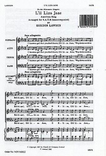 L'il Liza Jane For SATB