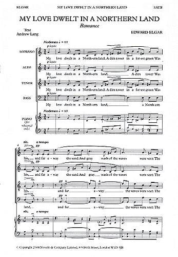 My Love Dwelt In A Northern Land (SATB)