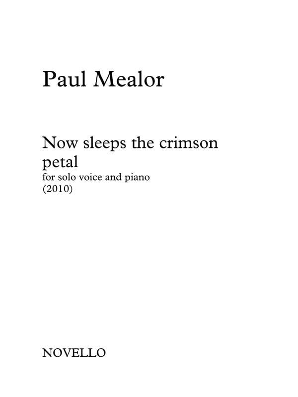 Now Sleeps The Crimson Petal