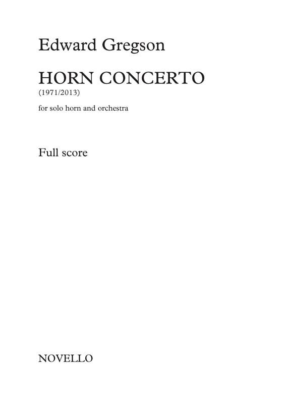 Horn Concerto Orchestral Version