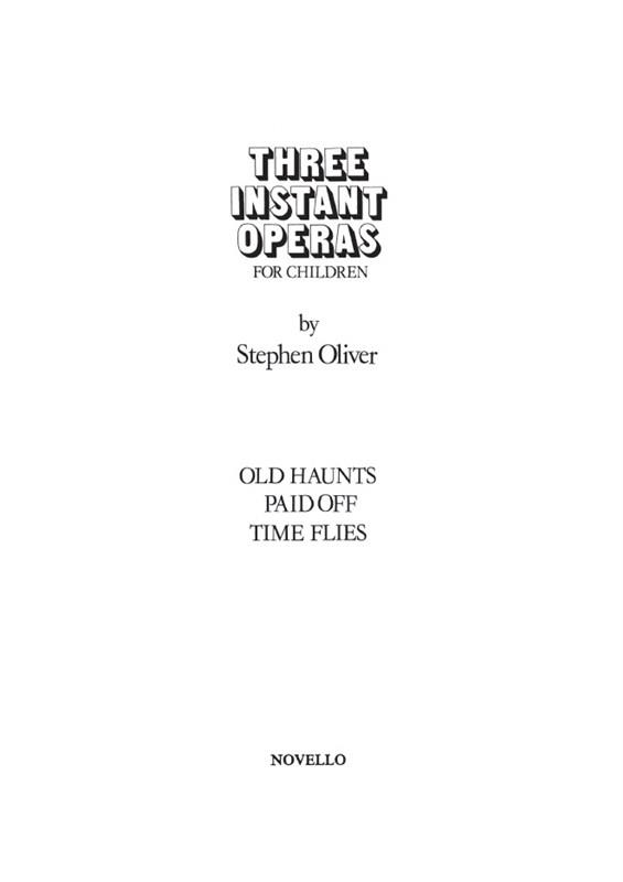 Three Instant Operas For Children