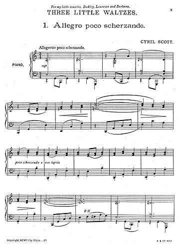 Three Little Waltzes for Piano