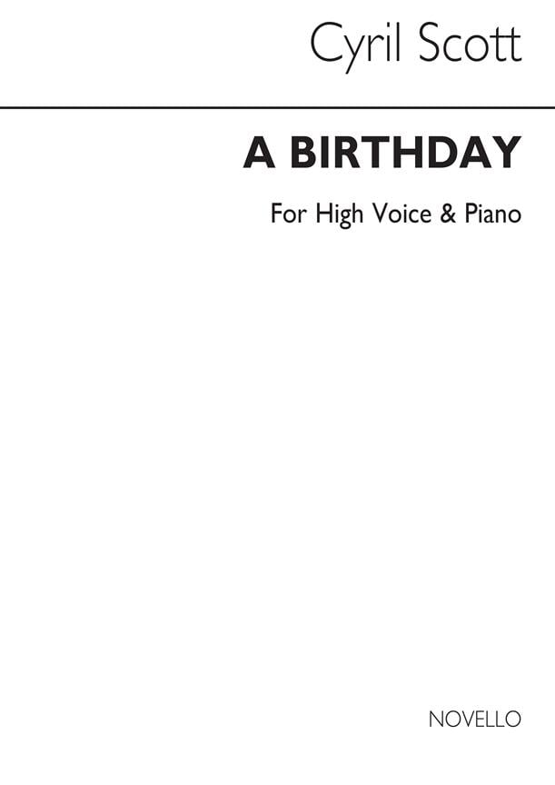 A Birthday-high Voice/Piano (Key-d)