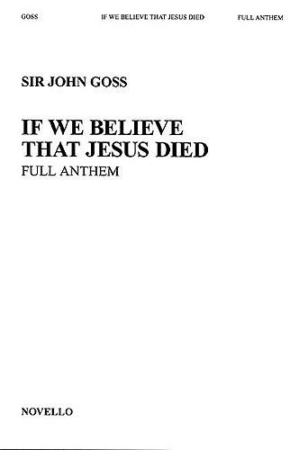 If We Believe That Jesus Died