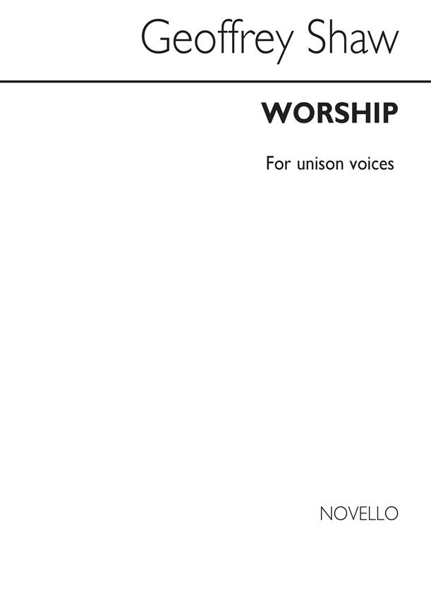 Worship for Unison chorus