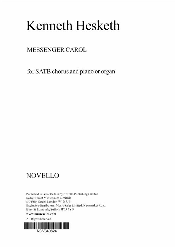 Messenger Carol (SATB)