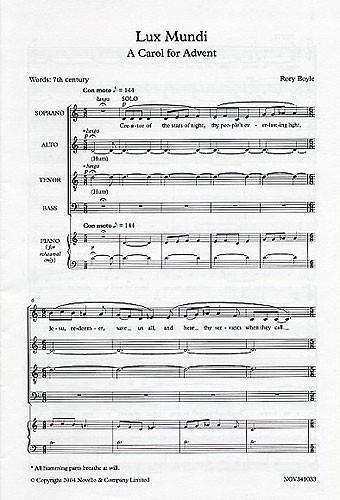 Lux Mundi - A Carol For Advent