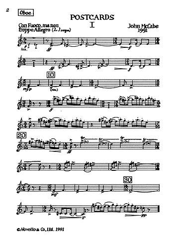 Postcards For Wind Quintet (Parts)