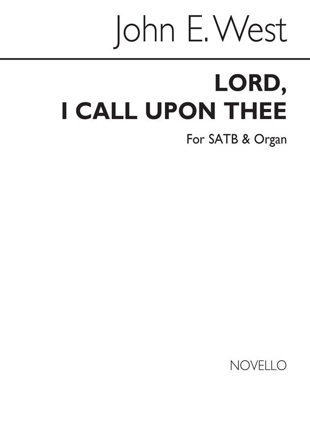 Lord I Call Upon Thee Satb/Organ