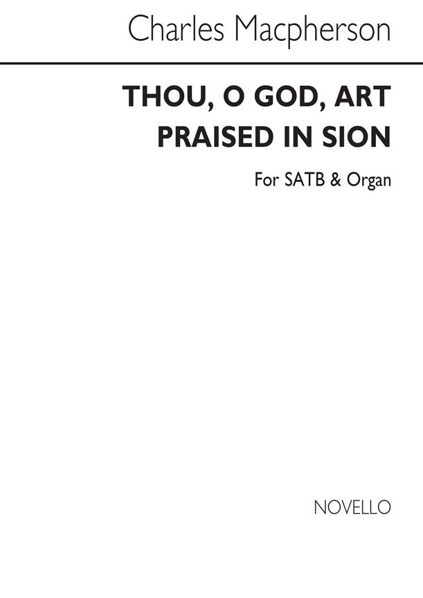 C Thou O God Art Praised In Sion