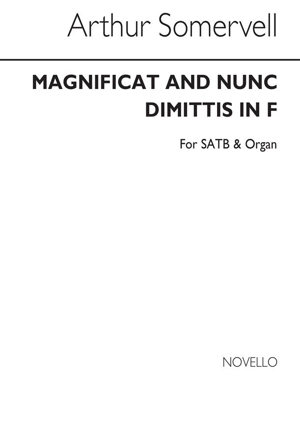 Somervell Magnificat And Nunc Dimittis In F Satb