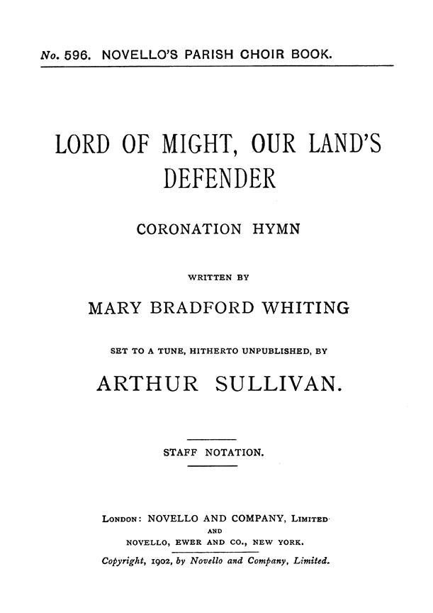 Lord Of Might Our Land`s Defender