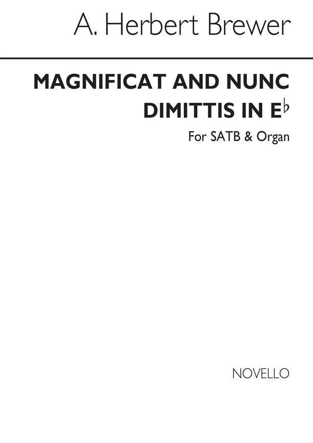 Magnificat And Nunc Dimittis In E Flat