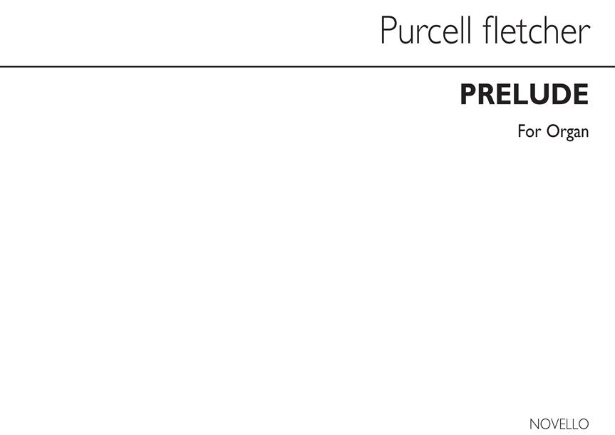 Prelude In F For Organ