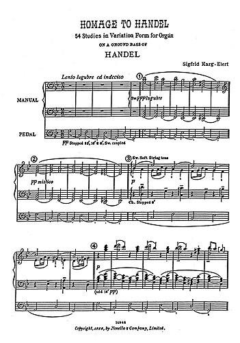 Homage To Handel (54 Variations For )