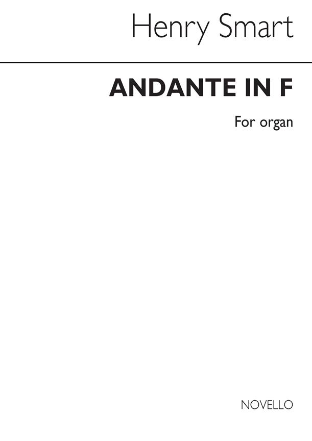 Andante In F For Organ