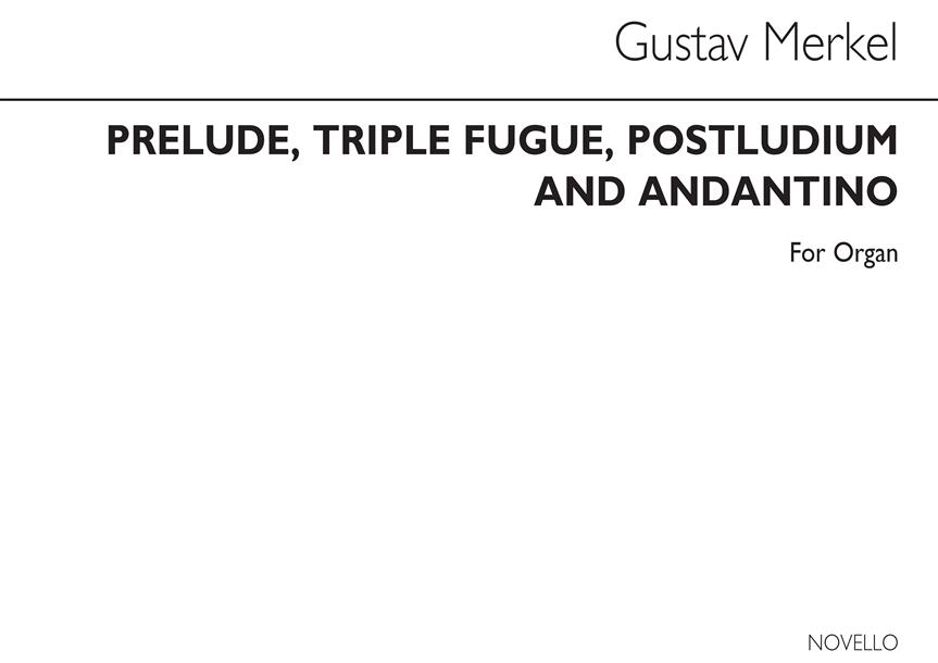 Prelude Triple Fugue Postludium And Andantino