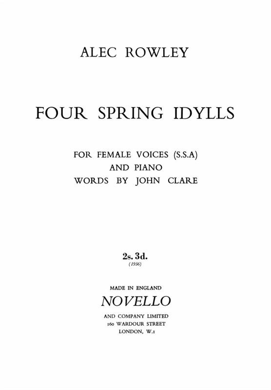 Four Spring Idylls (SSA)