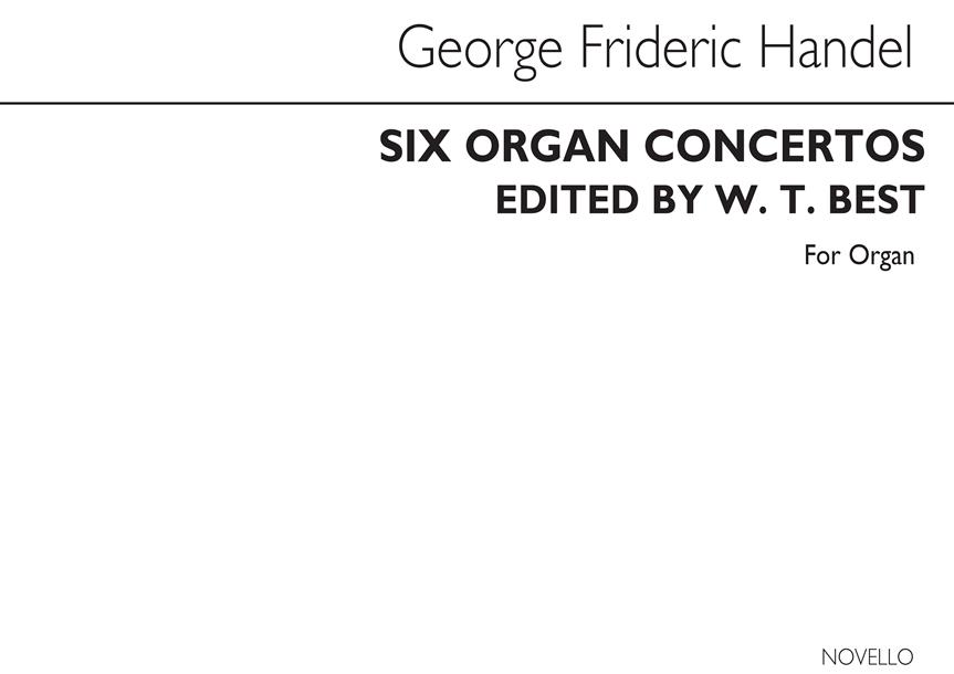 Handel Six Organ Concertos No.2 Organ