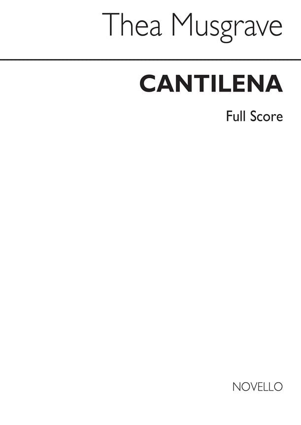 Cantilena For Oboe Quartet