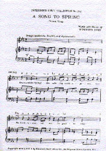 Winifred Bury: A Song To Spring