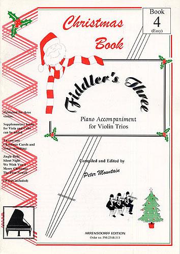 Fiddler's Three Christmas Piano Accompaniment Bk4