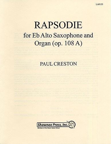 Rhapsodie For Alto Sax And Organ Op.108a