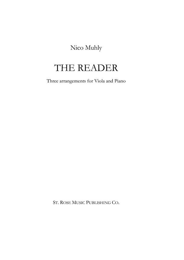 The Reader -Three Arrangements for Viola and Piano