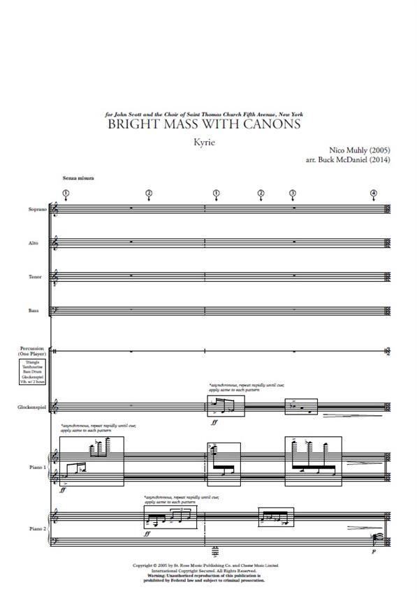 Bright Mass With Canons