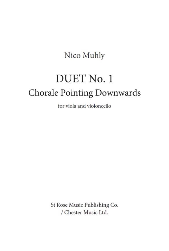 Duet No.1 - Chorale Pointing Downwards