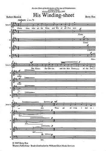 His Winding-Sheet