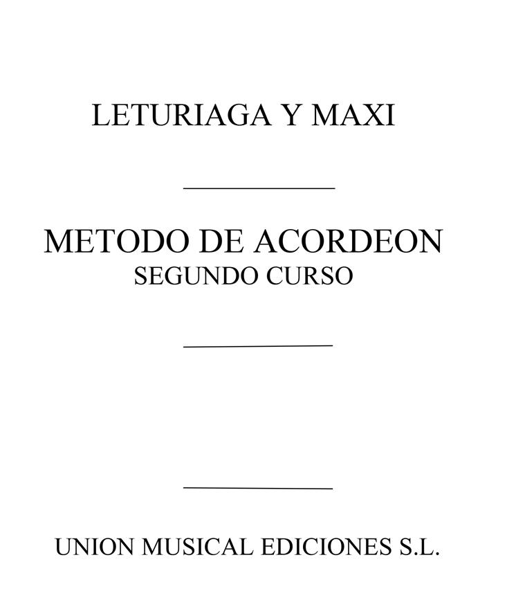 Metodo De Acordeon: Segundo Curso