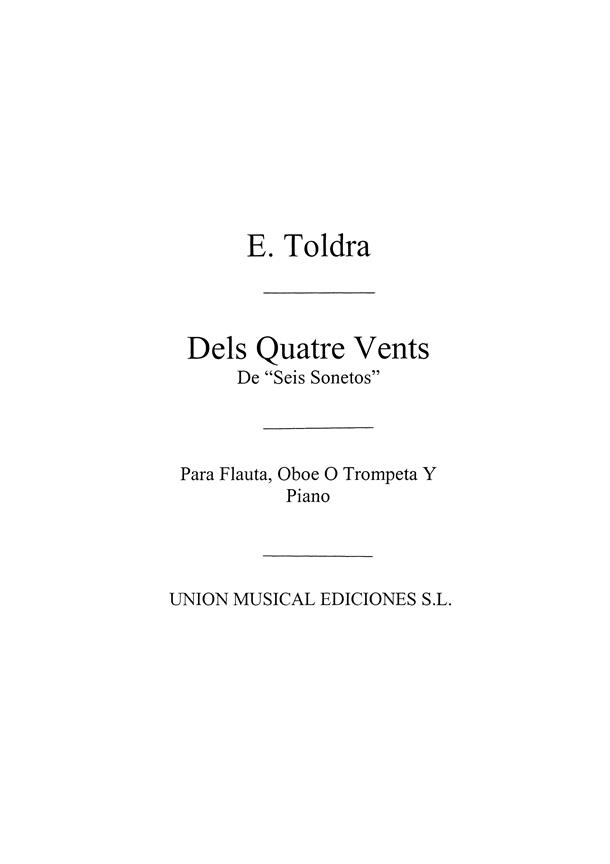 Dels Quatre Vents For Trumpet In C And Piano