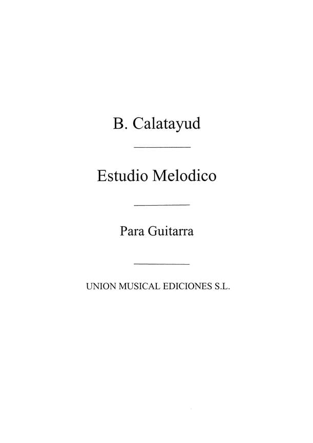 Estudio Melodico