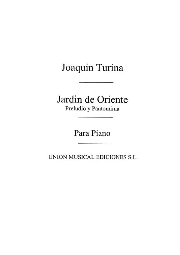 Preludio Y Pentomima De Jardin De Oriente Op.25