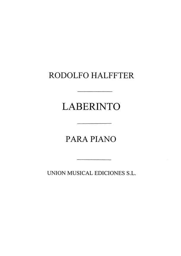 Laberinto (Labyrinth) Op.34