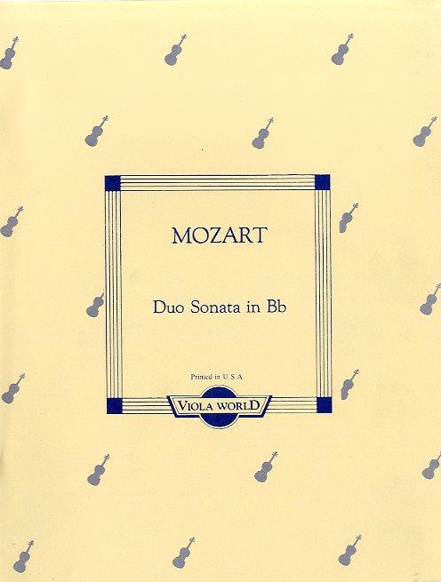 Duo Sonata In B Flat K.292