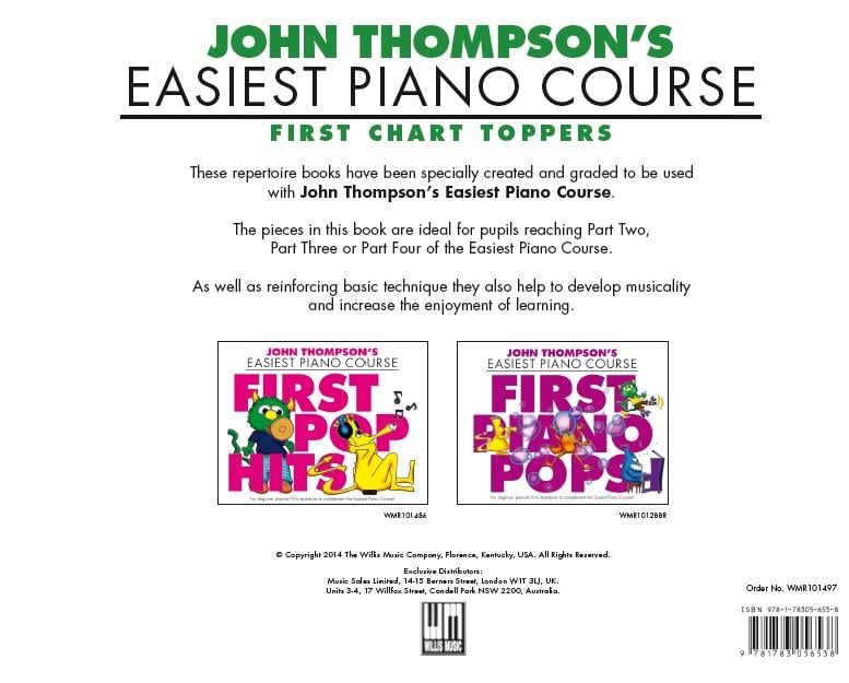 Thompson's Easiest Piano Course: 1st Chart Toppers