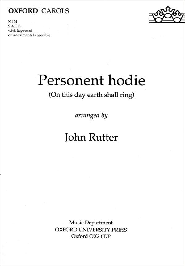 Personent hodie