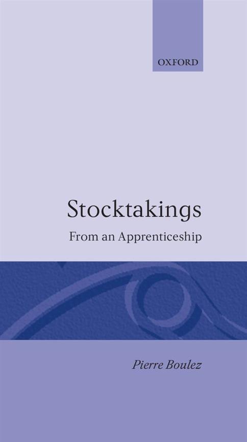 Stocktakings From An Apprenticeship