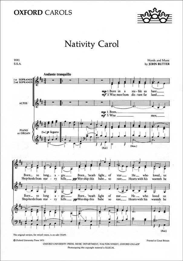 Nativity carol