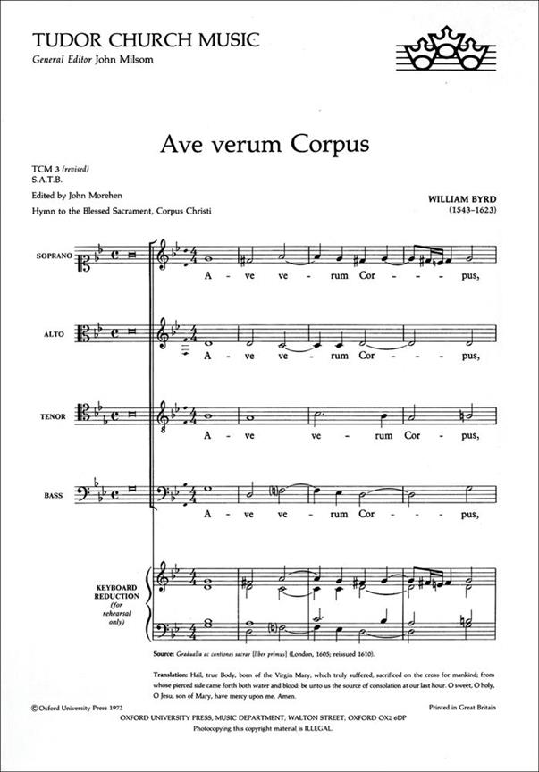 Ave verum Corpus